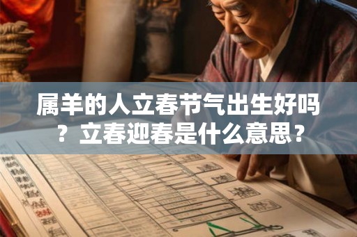 属羊的人立春节气出生好吗？立春迎春是什么意思？
