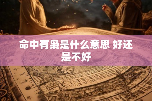 命中有枭是什么意思 好还是不好