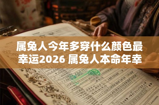 属兔人今年多穿什么颜色最幸运2026 属兔人本命年幸运色