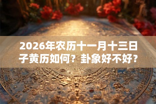 2026年农历十一月十三日子黄历如何？卦象好不好？