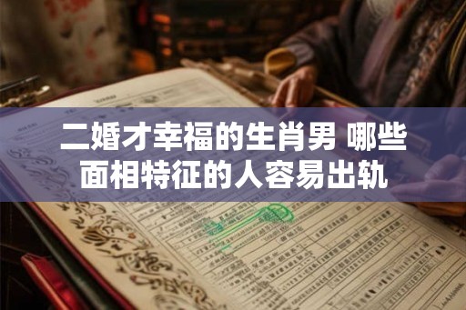 二婚才幸福的生肖男 哪些面相特征的人容易出轨 二婚才幸福的生肖男 哪些面相特征的人容易出轨