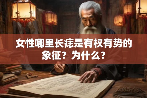 女性哪里长痣是有权有势的象征？为什么？