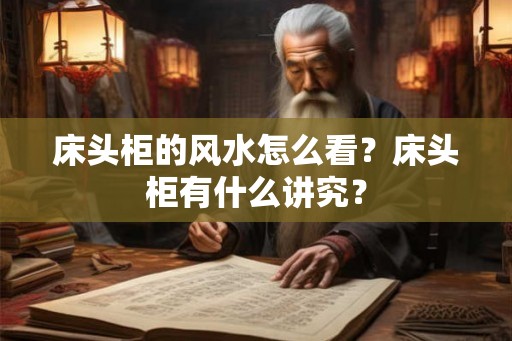 床头柜的风水怎么看？床头柜有什么讲究？