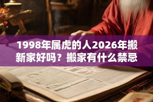 1998年属虎的人2026年搬新家好吗?搬家有什么禁忌? 1998年属虎的人2026年搬新家好吗?搬家有什么禁忌?