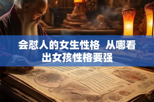 会怼人的女生性格  从哪看出女孩性格要强