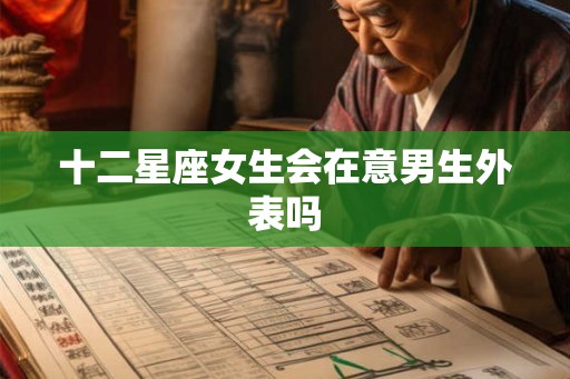 十二星座女生会在意男生外表吗