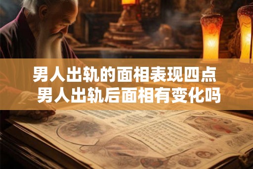 男人出轨的面相表现四点  男人出轨后面相有变化吗