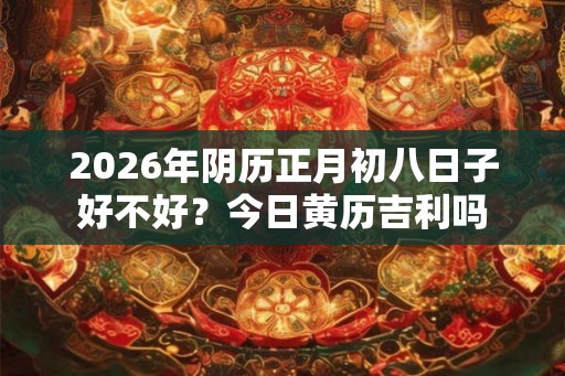 2026年阴历正月初八日子好不好？今日黄历吉利吗