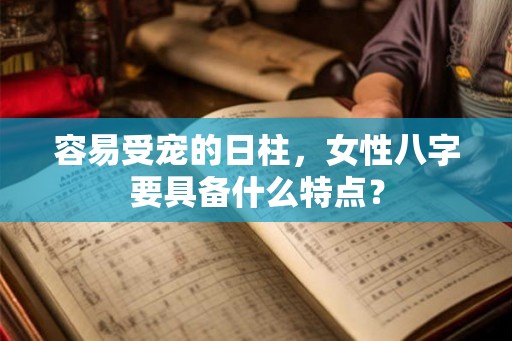 容易受宠的日柱，女性八字要具备什么特点？
