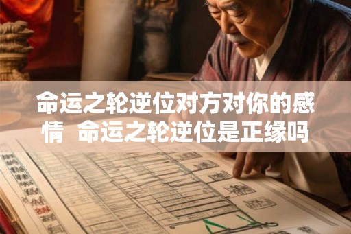 命运之轮逆位对方对你的感情  命运之轮逆位是正缘吗