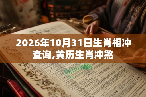 2026年10月31日生肖相冲查询,黄历生肖冲煞 2026年10月31日生肖相冲查询,黄历生肖冲煞