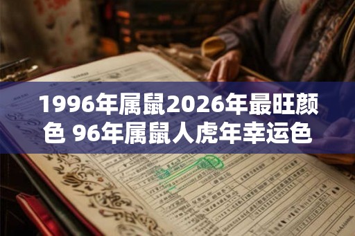 1996年属鼠2026年最旺颜色 96年属鼠人虎年幸运色