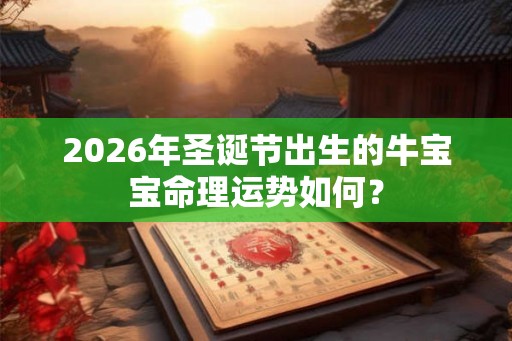 2026年圣诞节出生的牛宝宝命理运势如何？