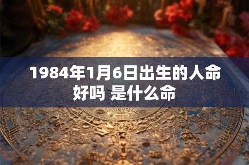 1984年1月6日出生的人命好吗 是什么命 1984年1月6日出生的人命好吗 是什么命