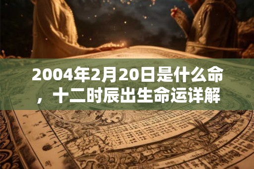 2004年2月20日是什么命,十二时辰出生命运详解 2004年2月20日是什么命,十二时辰出生命运详解