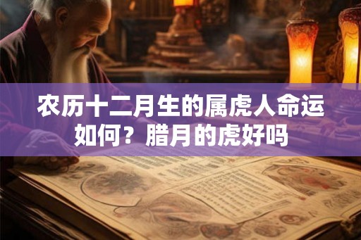 农历十二月生的属虎人命运如何?腊月的虎好吗 农历十二月生的属虎人命运如何?腊月的虎好吗