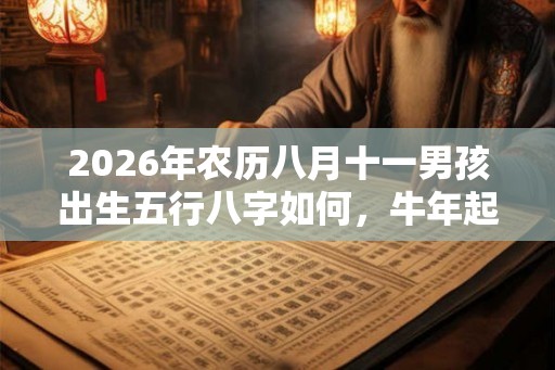 2026年农历八月十一男孩出生五行八字如何，牛年起名推荐