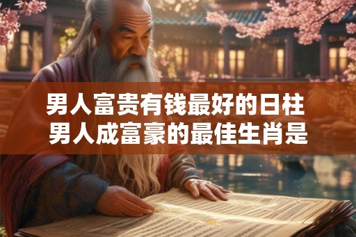 男人富贵有钱最好的日柱 男人成富豪的最佳生肖是