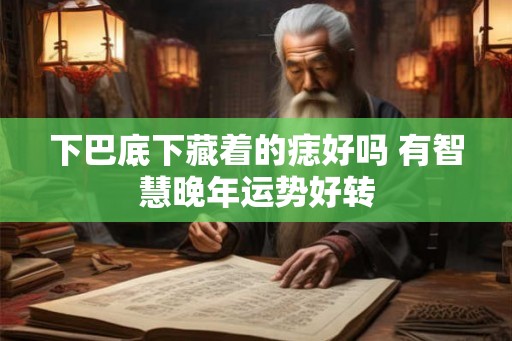 下巴底下藏着的痣好吗 有智慧晚年运势好转