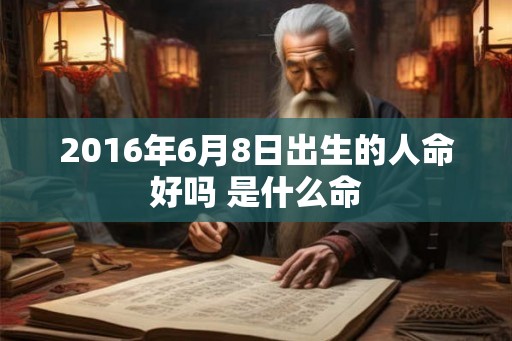 2016年6月8日出生的人命好吗 是什么命