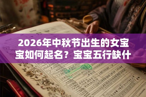 2026年中秋节出生的女宝宝如何起名？宝宝五行缺什么？