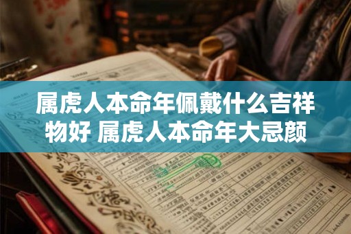 属虎人本命年佩戴什么吉祥物好 属虎人本命年大忌颜色