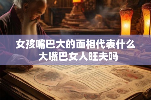 女孩嘴巴大的面相代表什么  大嘴巴女人旺夫吗