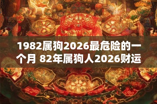 1982属狗2026最危险的一个月 82年属狗人2026财运方位