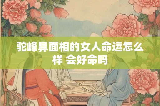 驼峰鼻面相的女人命运怎么样 会好命吗