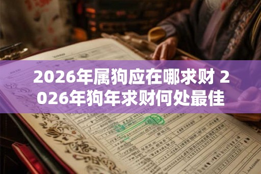 2026年属狗应在哪求财 2026年狗年求财何处最佳