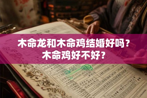 木命龙和木命鸡结婚好吗？木命鸡好不好？