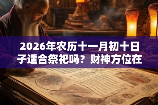 2026年农历十一月初十日子适合祭祀吗？财神方位在哪？