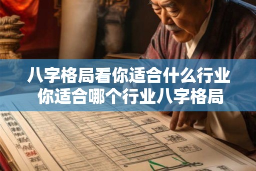 八字格局看你适合什么行业 你适合哪个行业八字格局揭秘