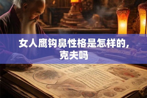 女人鹰钩鼻性格是怎样的,克夫吗