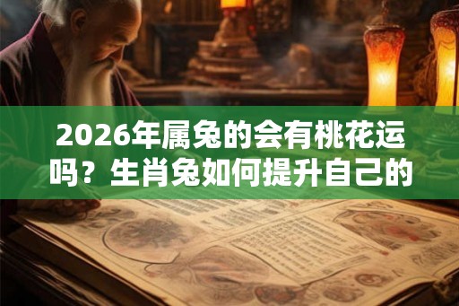 2026年属兔的会有桃花运吗?生肖兔如何提升自己的桃花运势? 2026年属兔的会有桃花运吗?生肖兔如何提升自己的桃花运势?
