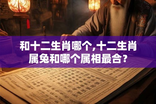 和十二生肖哪个,十二生肖属兔和哪个属相最合？