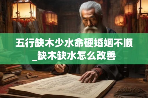五行缺木少水命硬婚姻不顺_缺木缺水怎么改善