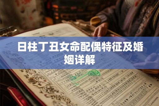 日柱丁丑女命配偶特征及婚姻详解