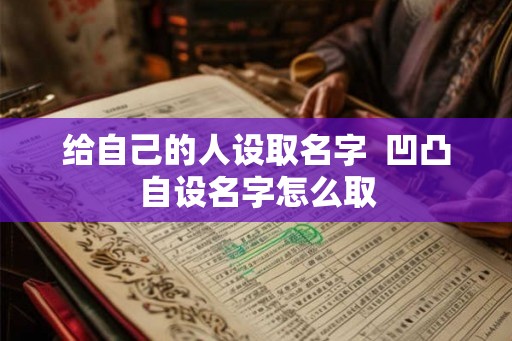 给自己的人设取名字  凹凸自设名字怎么取