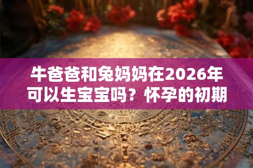 牛爸爸和兔妈妈在2026年可以生宝宝吗？怀孕的初期症状？