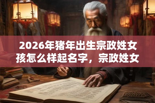 2026年猪年出生宗政姓女孩怎么样起名字，宗政姓女孩好名推荐