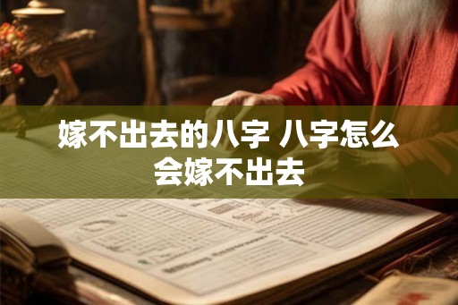嫁不出去的八字 八字怎么会嫁不出去 嫁不出去的八字 八字怎么会嫁不出去