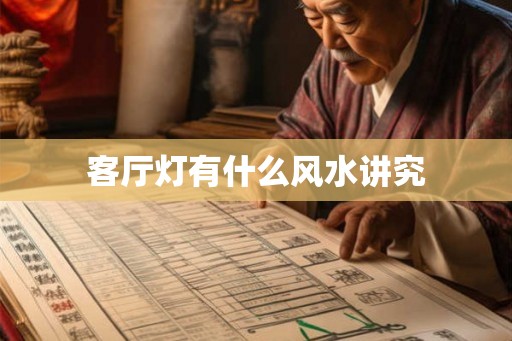 客厅灯有什么风水讲究