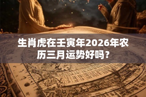 生肖虎在壬寅年2026年农历三月运势好吗？