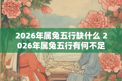 2026年属兔五行缺什么 2026年属兔五行有何不足