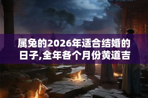 属兔的2026年适合结婚的日子,全年各个月份黄道吉日