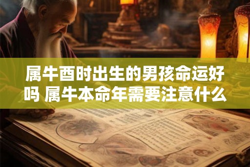 属牛酉时出生的男孩命运好吗 属牛本命年需要注意什么