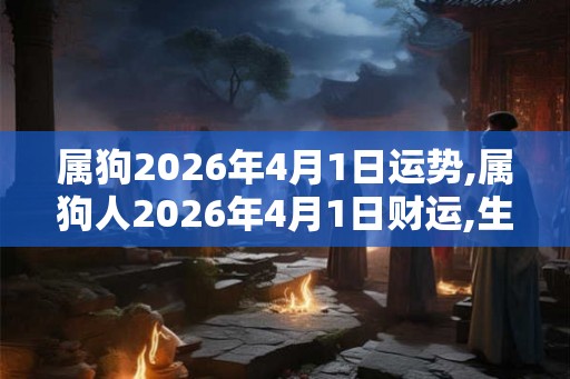属狗2026年4月1日运势,属狗人2026年4月1日财运,生肖狗2026年4月1日运势