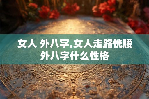 女人 外八字,女人走路恍腰外八字什么性格