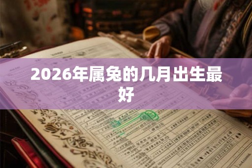 2026年属兔的几月出生最好